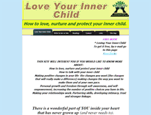 Tablet Screenshot of love-your-inner-child.com